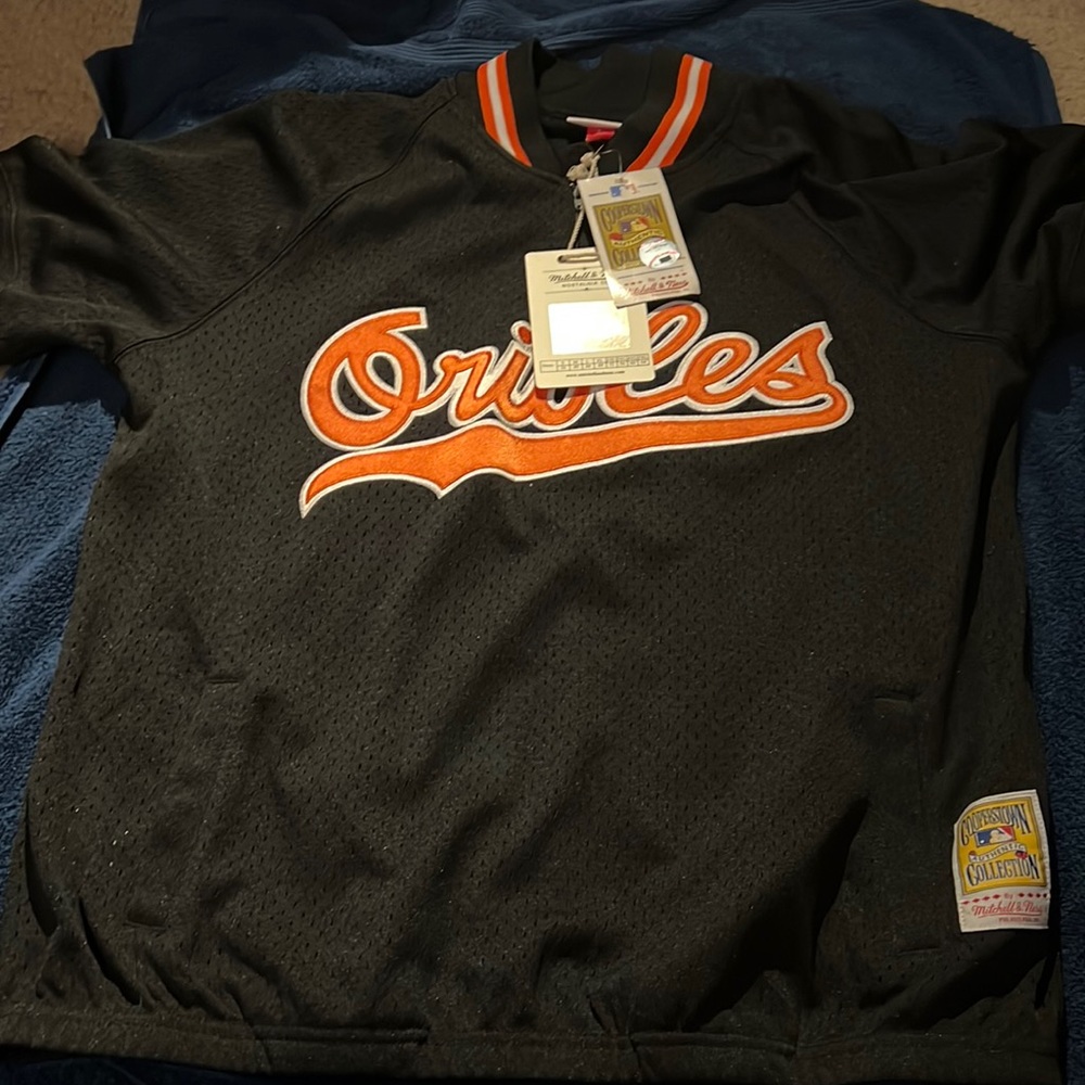 Mens authentic oriole jersey size large